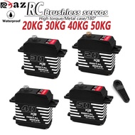 Upgraded brushless servo 20KG 30KG 40KG 50KG metal shell steel tooth high torque digital servo for R