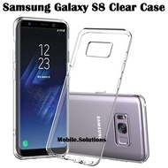 Samsung S8 Clear / Transparent TPU Case (Anti Water Marks)