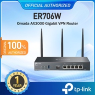 TP-Link Omada ER706W AX3000 Dual-WAN WiFi 6 VPN Router | 6× Gigabit Ports, Omada SDN, Mesh Support