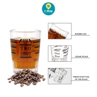 One shot espresso Glass/45ml shot Glass/coffee Measuring Cup/espresso coffee maker