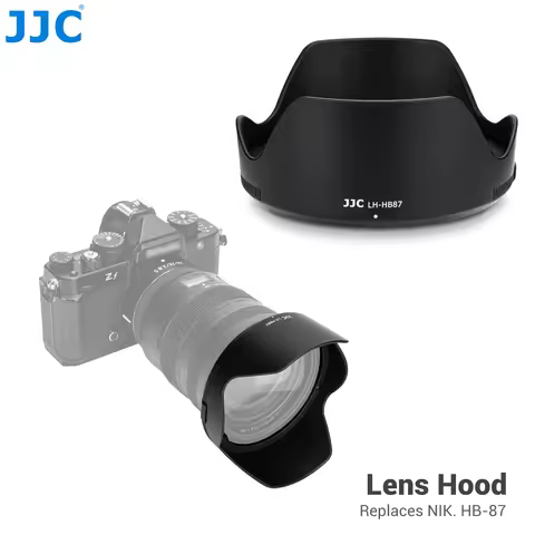 JJC Nikon 4225 HB-87 Bayonet Lens Hood Reversible Camera Lens Hood For Nikon NIKKOR Z 24-70mm f/2.8 