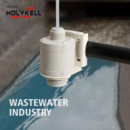 New & Original Holykell 80ghz 5m 10m FMCW Non Contact Silo Cement Radar Liquid Level Sensor