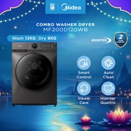 Midea MF200D120WB 12KG/8KG 2 In 1 Inverter Washer Dryer / Combo Washer Dryer / Washer / Dryer