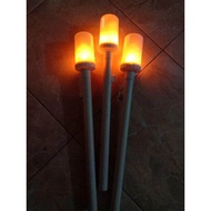 Obor Oncor Nyala Api Modern Elektrik Pawai