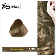 9/13 Light Ash Blonde Coloring and Oxidizing Cream Set ASHLEY Shine Professional Hair Color
