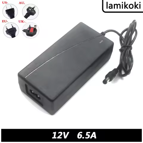 12V 6A 12V 5A Power Adapter 110V 220V AC To 12V 6A 5A Power Cord Charger DC