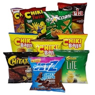 Various Chiki Balls Snacks, Chiki Twist, Chitato, Qtela, Maxicorn
