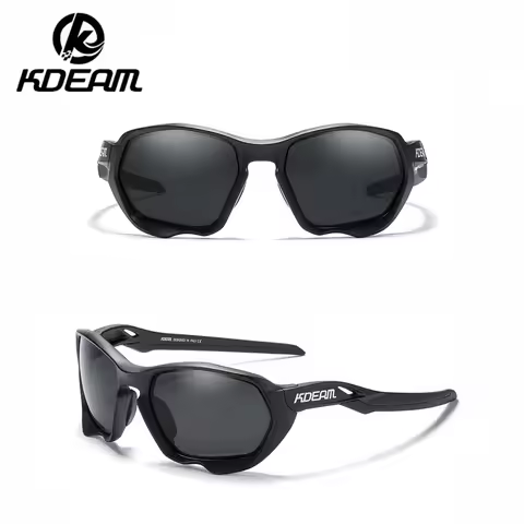 KDEAM New Ergonomic Design Sports Sunglasses Polarized For Men Comfortable TR90 Material Glasses Hik
