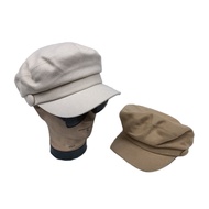Korean Unisex Fiddler Cap Vintage Military Newsboy Hat Retro Flat Sailor Beret Fisherman Cap