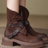 Martin Boots - Comfortable Flat Thick-Soled Knight Boots | Fall Winter Style
