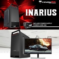 VenomRX Inarius + PSU W Case Casing PC Komputer Venom RX KingSaa