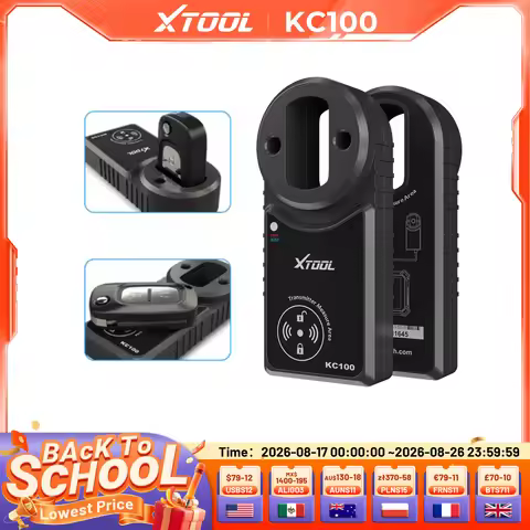XTOOL KC100 Key Fob Programmer For VW 4&5th For BMW CAS1-CAS3 For Skoda IMMO MQB Tool Work With X100