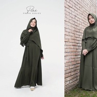 Set Gamis + Khimar | Freya Jamise Syari - | Gamis Remaja Terbaru