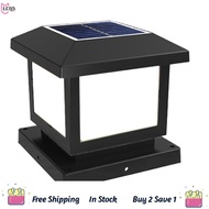 【 LCG5】-Timed LED Solar Pillar Light Waterproof Solar Lights Outdoor Remote Control Garden Sunlight 