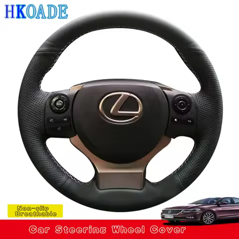 Customize DIY Microfiber Leather Car Steering Wheel Cover For Lexus IS250 2014 2015 IS200t 2016 2017
