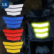 LK 3Pcs/Set Reflective Arrow Car Stickers / Universal Trunk Rear Bumper Warning Sticker /Car Motorcy