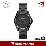 Fossil Riley Multifunction Black Stainless Steel Women Watch ES4519