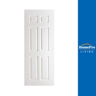 HomePro ประตูภายนอกUPVC MN003 80x200 ซม. สีขาว ไม่เจาะ แบรนด์ PARAZZO