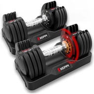 Adjustable Dumbbells Set,25lb Dumbbells With Anti-slip Metal Handle For Exercise & Fitness Fast Adju