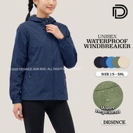🇲🇾 DESINCE Waterproof Unisex Raincoat Outdoor Motorcycle Windbreaker Rain Jacket Water-Resistant Out
