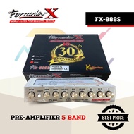 ของแท้ 100 %)FORMULA-X รุ่น FX-888S K-Series ปรีแอมป์ 5แบนด์เสียงดี รุ่นพิเศษครบรอบ30ปี ได้รับรางวัล