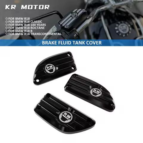 Fits For BMW R18 Classic 100 Year R18B R18 B Roctane Transcontinental Brake Fluid Tank Cover Clutch 