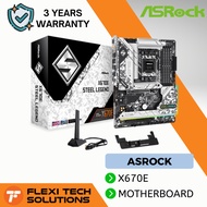 Flexi Tech ASROCK X670E Steel Legend AMD Socket AM5 DDR5 Wi-Fi 6E Module ATX Motherboard