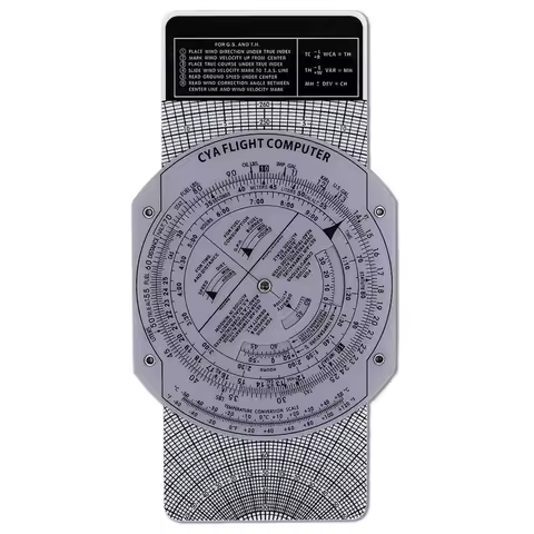 Newest E6B Flight Computer Aviation Plotter Circular Slide Rule Used in Aviation Flight Training Pil