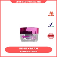LETSGLOW SKINCARE CREAM MALAM WHITENING 0RI BP0M / LETS GLOW NIGHT CREAM ACNE