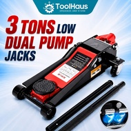 【Limited Offer】Heavy Duty 3 Ton Floor Jack Hydraulic Floor Jek Kereta Jet Car Vehicle Van 3Ton Jack 