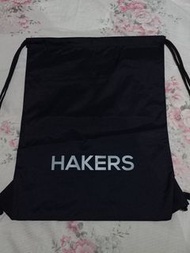 超輕量輕便收納束口後背包(黑色)| 哈克士HAKERS