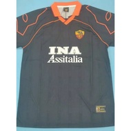 jersey spurs jersey 99-00 season Rome jersey short sleeve vintage football uniform Totti A.S.Roma aw
