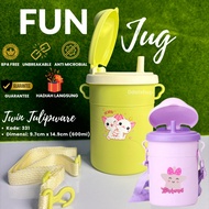 Fun Jug Tumbler TwinTulipware Cute Character Children's Drinking Bottle 600ml BPA Free FoodGrade Sli