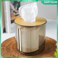 TaffHOME Round Toilet Paper Container Plastic - E28