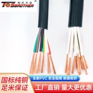 Dow Wire Cable RVV2 Core 3 Core 4 Core 5 Core 6 Core 8 Core 0.3 0.50.75 Square Signal Wire Control W