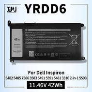 🔥 YRDD6 1VX1H Laptop Baery for Dell piron 5482 5485 5491 3310 2-in-1 3493 3593 3793 5493 5585 5593 5