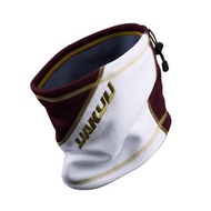 【野YAKYU】流線剪接造型護頸套 - 酒紅/白