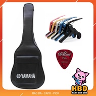 YAMAHA 3-layer guitar holster + Stainless steel capo + Pear key