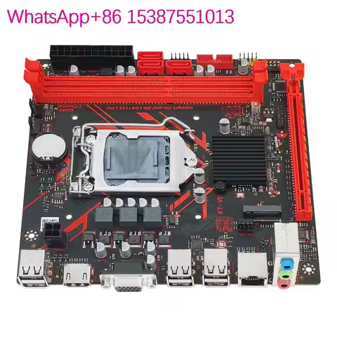 New H61 motherboard LGA-1155 pin DDR3 memory with M.2 interface for home and office use, supporting