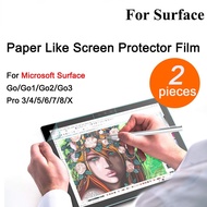 Paper like Screen Protector for Microsoft Surface Pro / 3/4/5/6/7/8/X/Go2/Go3,Paper Matte PET Film [Not Tempered Glass]