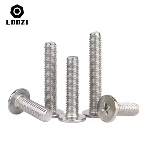 CM 5/10/20X M2 M2.5 M3 M4 M5 M6 Laptop Screws 304 Stainless Steel Cross Phillips Ultra Thin Super Lo