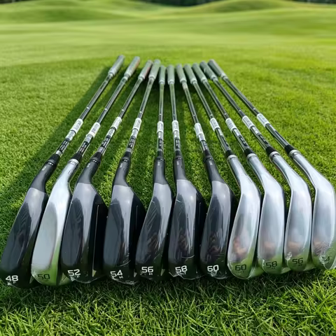 NewS/M/11Style Golf Wedge Single Or Full Set Free Matching Headcover 48-60 Degree Black Silver Right