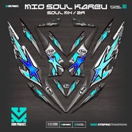 STRIPING MIO SOUL OLD MFX4/SOUL Z CARBON/STICKER SOUL OLD MX/STICKER SOUL CARBON STICKER SOUL 115