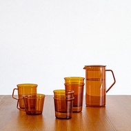 [Japan KINTO] Cast Amber Glass-Total 4 Types < Outdoor Life > Mug Glass Cup Tea Drink