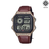 CASIO นาฬิกาข้อมือ AE-1200WHL-5AV ของแท้ประกันศูนย์ 1ปี