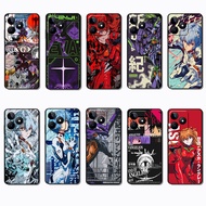 OPPO A3 A3X A60 A40 A5i A5X A5 Pro evangelion Soft black TPU color phone case
