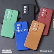 Oppo Reno 12 5G Oppo Reno 12 Pro 5G Case Pro Camera Case Slim BlackMatte Silicone Color Case Oppo Re