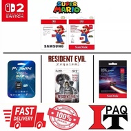 Samsung | SanDisk | Transcend | Powin | MicroSD Express Card | 256GB/512GB | Micro SD FOR Nintendo S