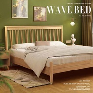 Host 1.5m Bed Bed B & B 1.8m Wooden Bed Simple Double Bed Small Apartment Solid Log Single Nordic Ja