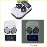 RUN Button  Charger Rechargeable LCD Display for Button Lithium  LIR2016 LIR2025 LIR2032 ML2016 ML20